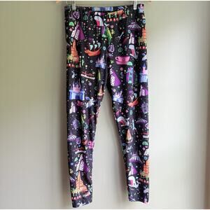 DISNEY Parks Exclusive Leggings Large Disney World Disney Land Rides Movie Theme